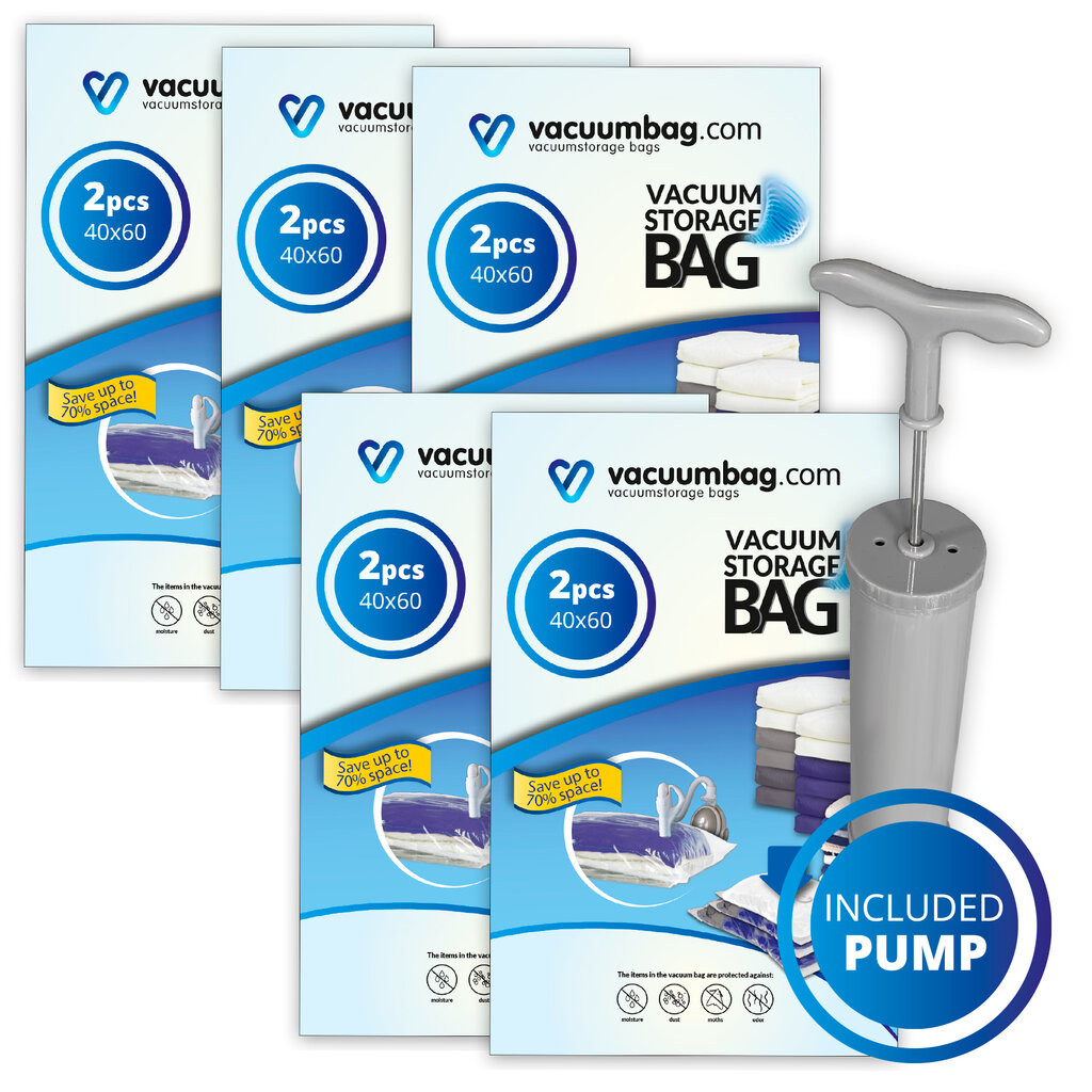 Vacuumbag.com Vacuumzakken voor Filament Pakket[Set 10 Zakken + Pomp]