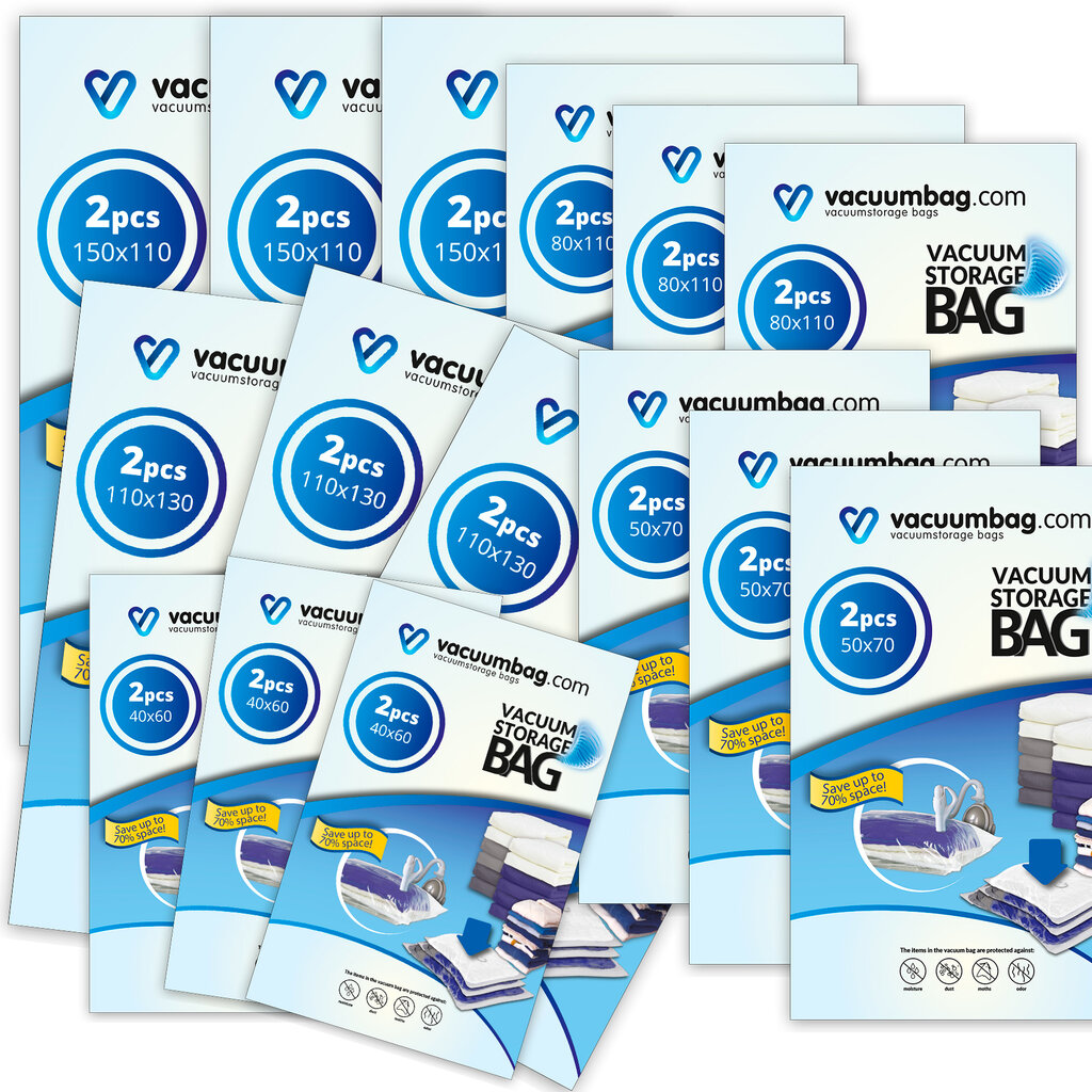 Vacuumbag.com Vacuumzakken Pakket XL Home [Set 30 zakken]