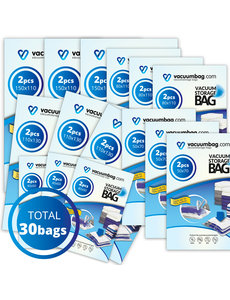 Vacuumbag.com XL Vacuumzakken Pakket Home [Set 30 zakken]