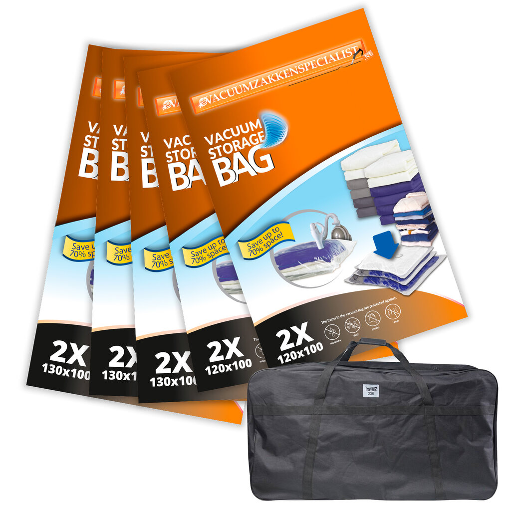 Pro Pakket Vacuumzakken voor tuinkussen + opbergtas [Set 10 Vacuumzakkenopbergtas]