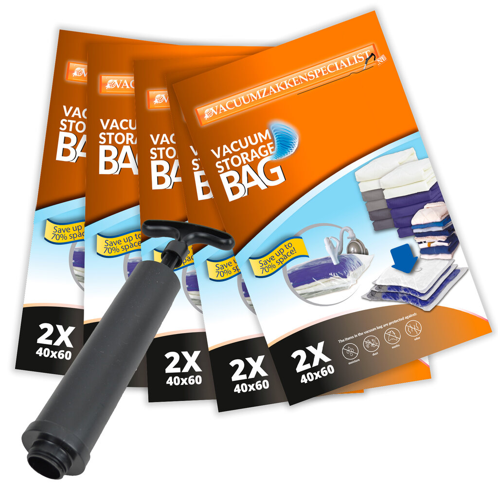 Pro Pakket Vacuumzakken voor Filament [Set 10 Zakken + Pomp]