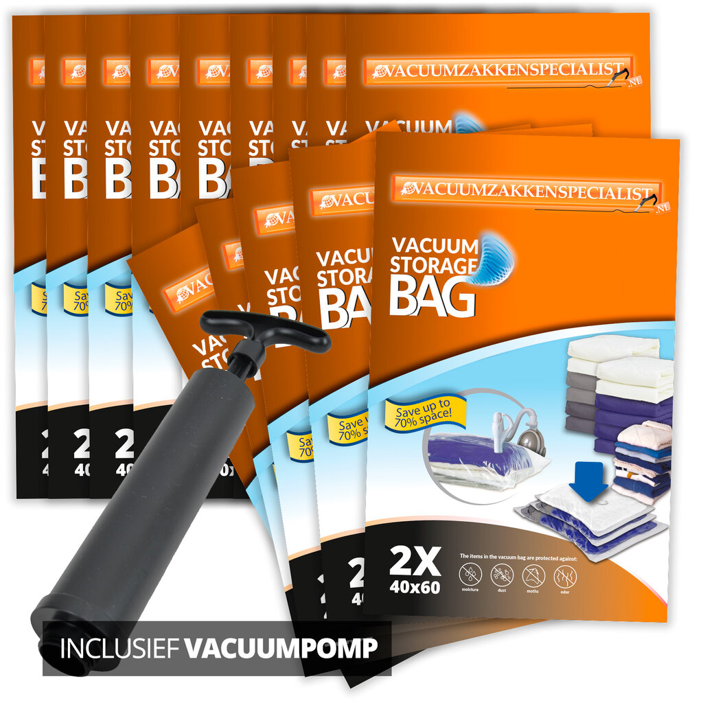 Pro Filament Vacuumzakken Pakket XL [Set 30 Vacuumzakken + handpomp]