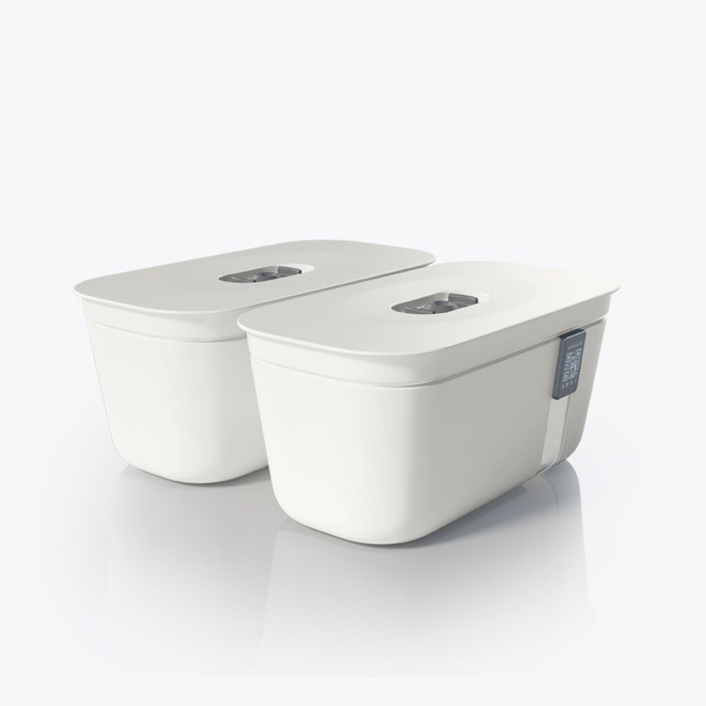 Vacuvita Vacuum Container Small Wit [set 2 stuks]