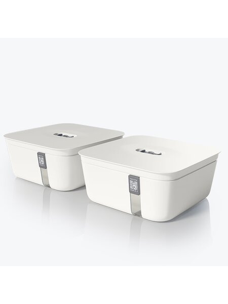Vacuvita Vacuum Container Medium Wit [set 2 stuks]