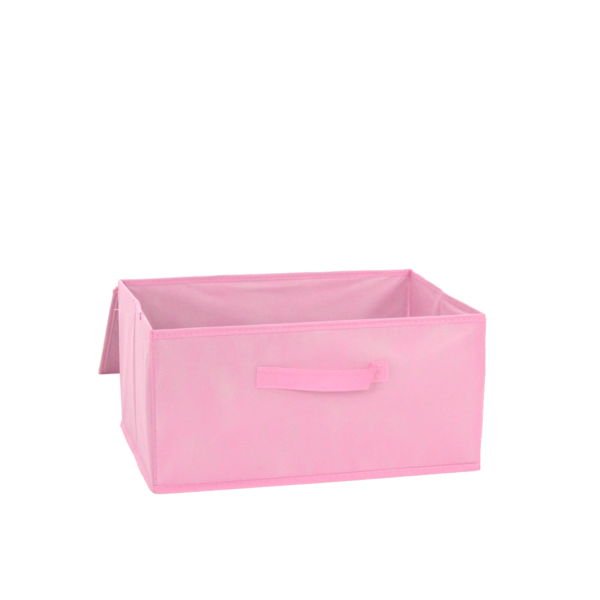 Opbergdoos Textiel 40X30X20 cm Roze opbergbox voor textiel