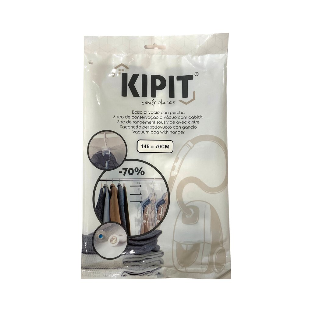 KIPIT Vacuumzak voor Hangende Kleding 145X70 [Per Stuk]