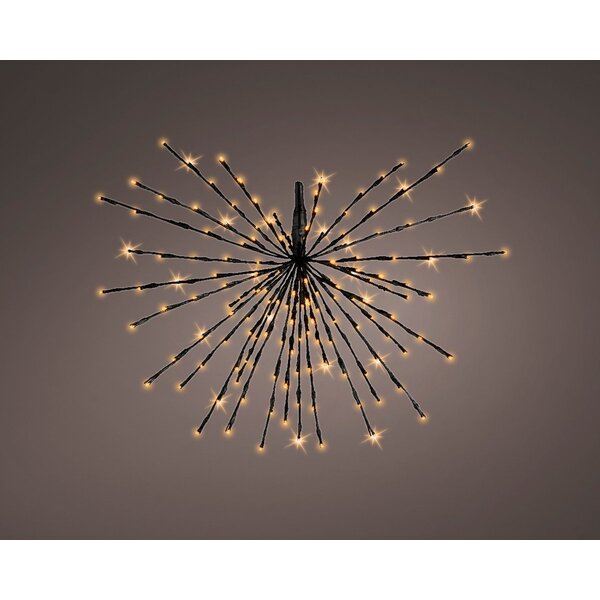 Lumineo Poolster kerstverlichting 96 LED Ø 60 cm met Flash effect voor buiten en binnen