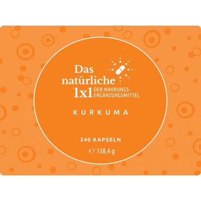 240 Kurkuma-Kapsel im Nachfüllpack