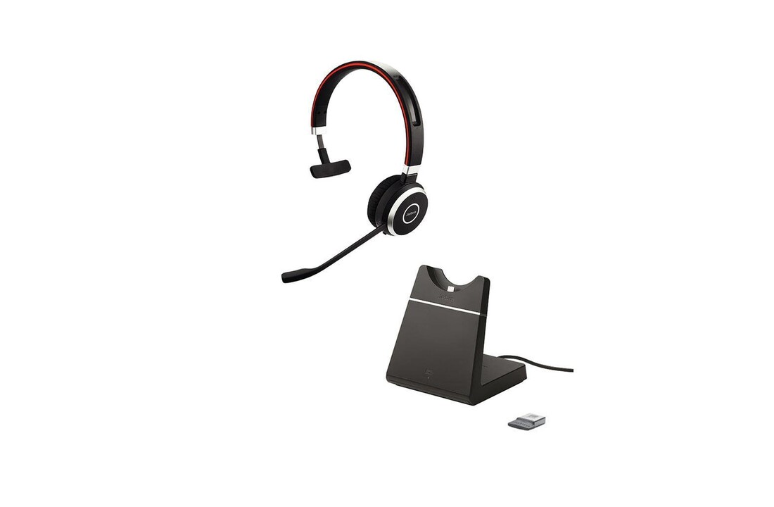 Evolve 65 UC Mono inc. charging stand