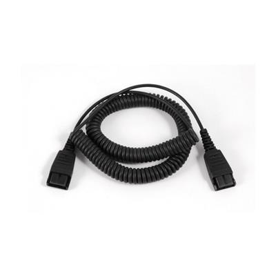 QD-QD Extension cord - coiled - 0.5-2m