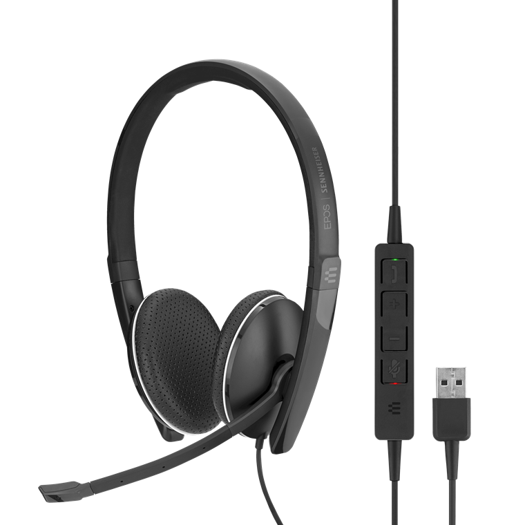 SC 165 Duo Headset met USB & 3,5mm jack