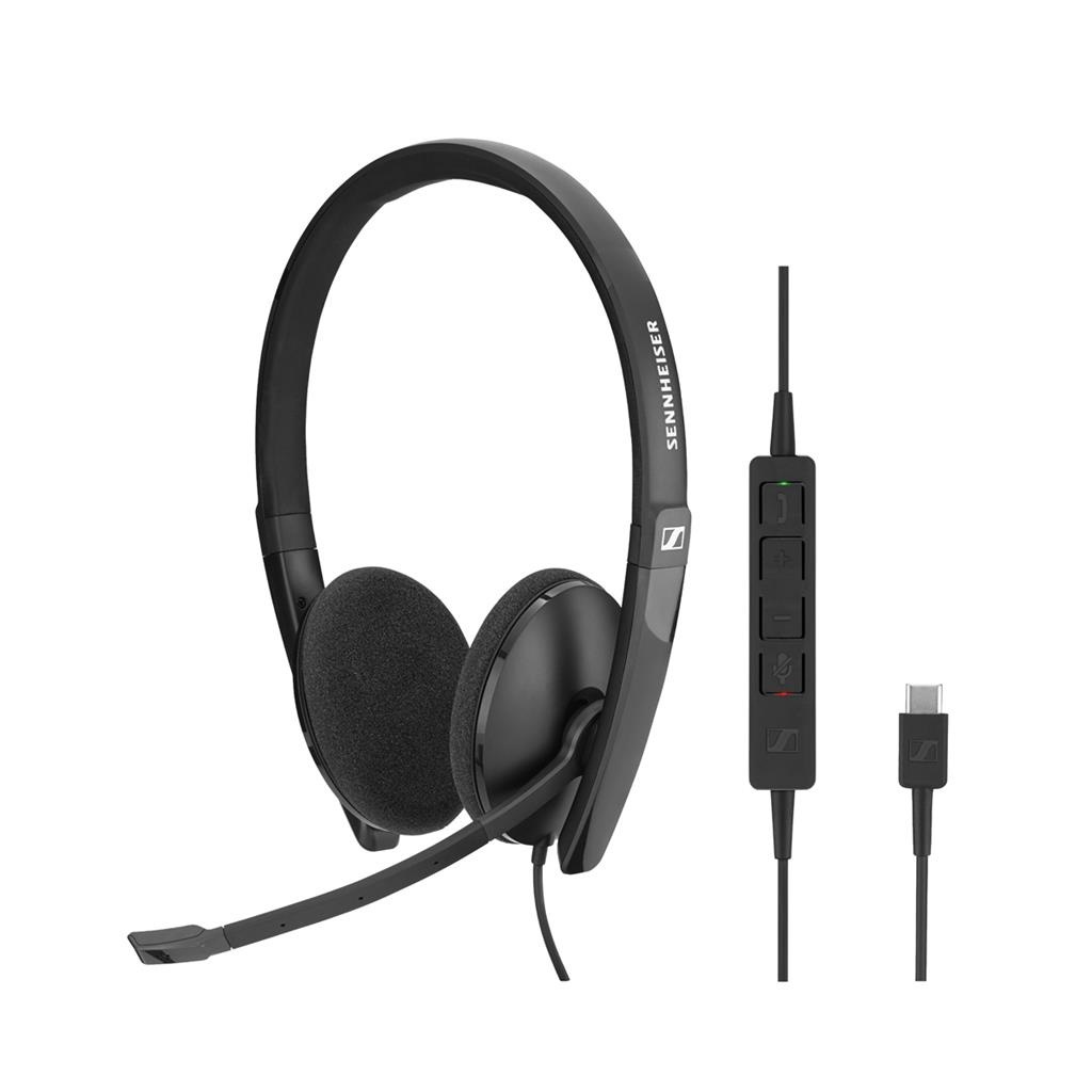 SC160 Duo Headset met USB-C