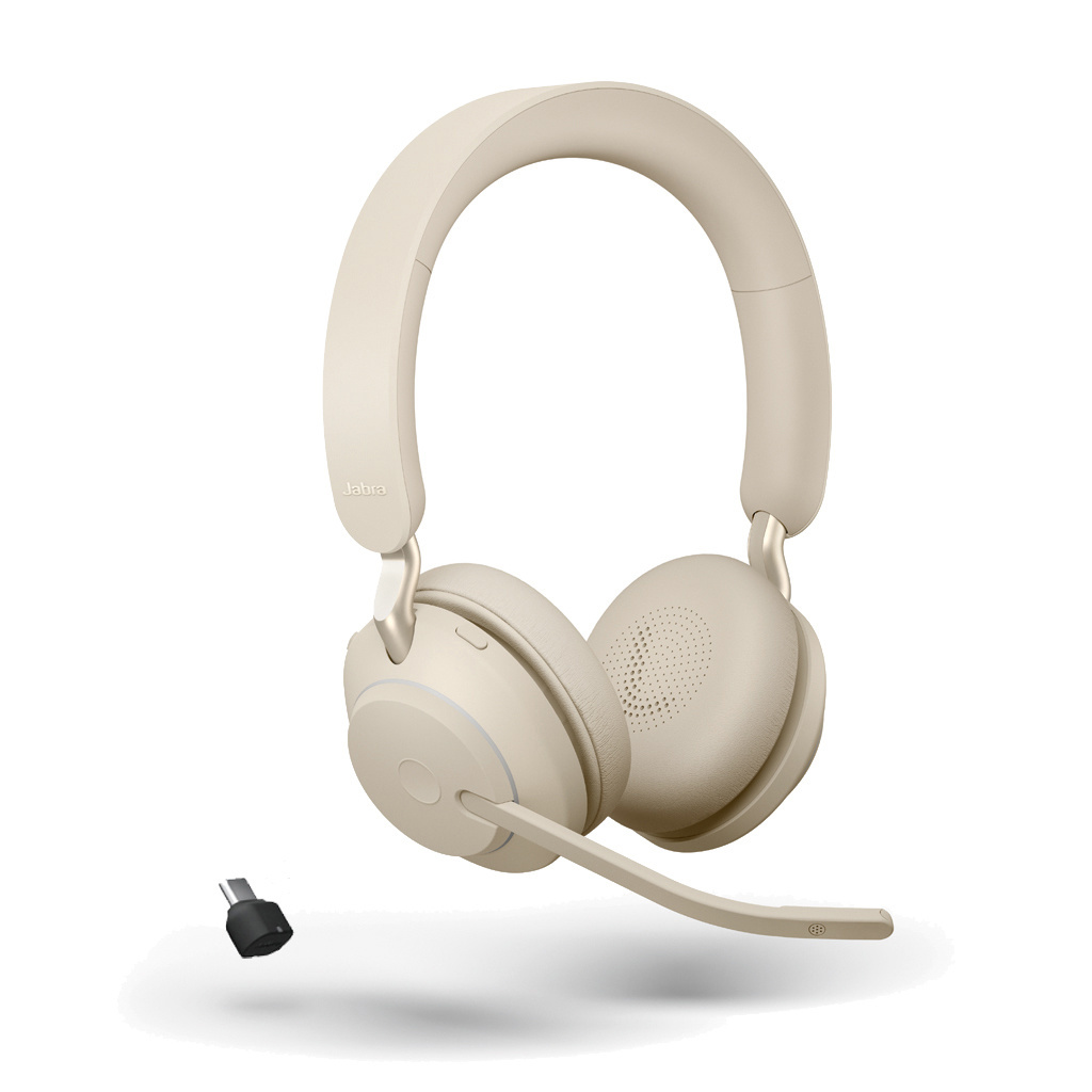 Evolve2 65 MS Stereo USB-C (BEIGE) Microsoft Teams & SfB