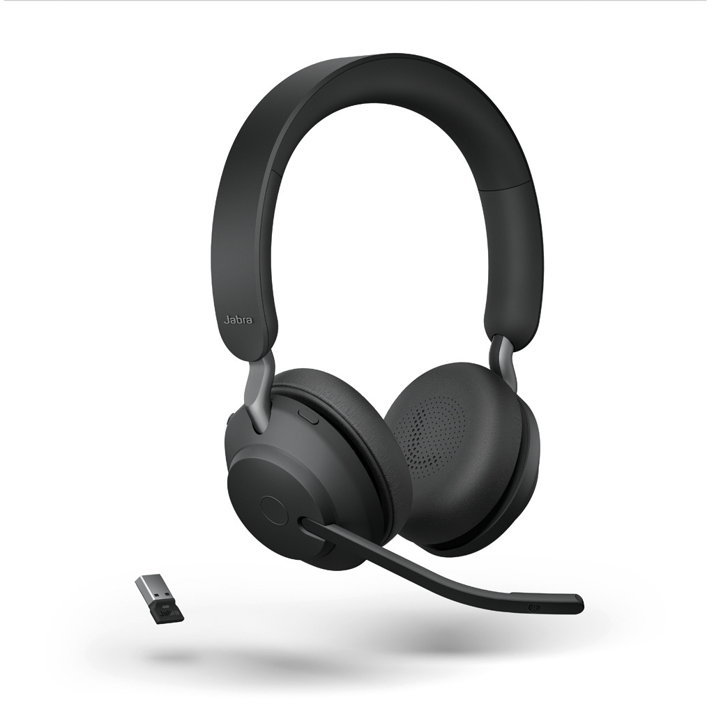 Evolve2 65 MS Stereo USB-A STAND (BLACK) Microsoft Teams & Sfb