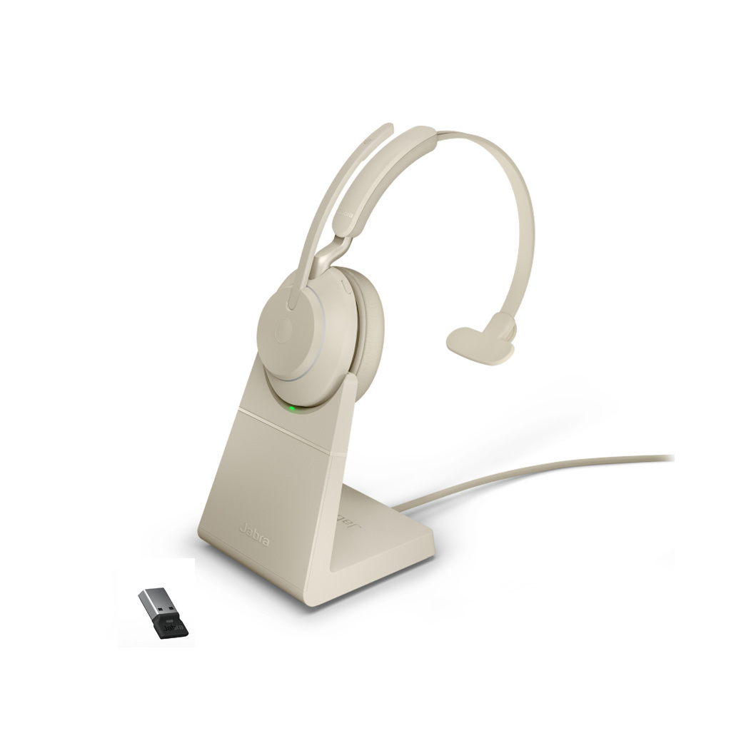 Evolve2 65 USB-A MS MONO STAND (BEIGE)