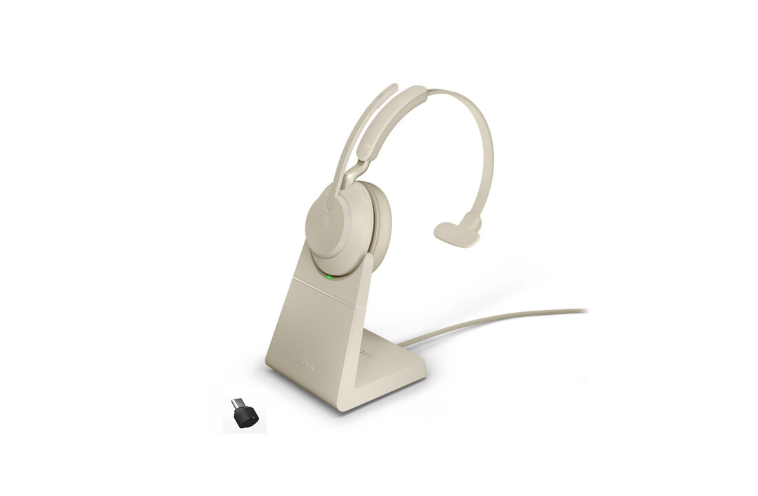 Evolve2 65 USB-C MS MONO STAND (BEIGE)