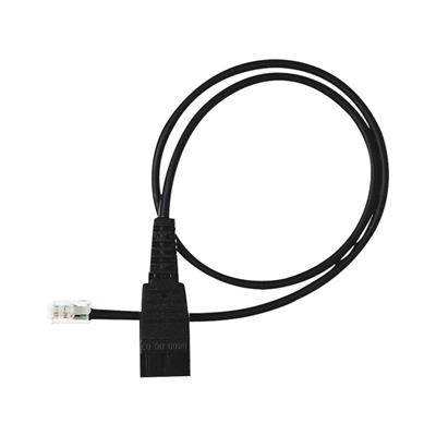 QD cord to RJ10 - straight - Tenovis T3