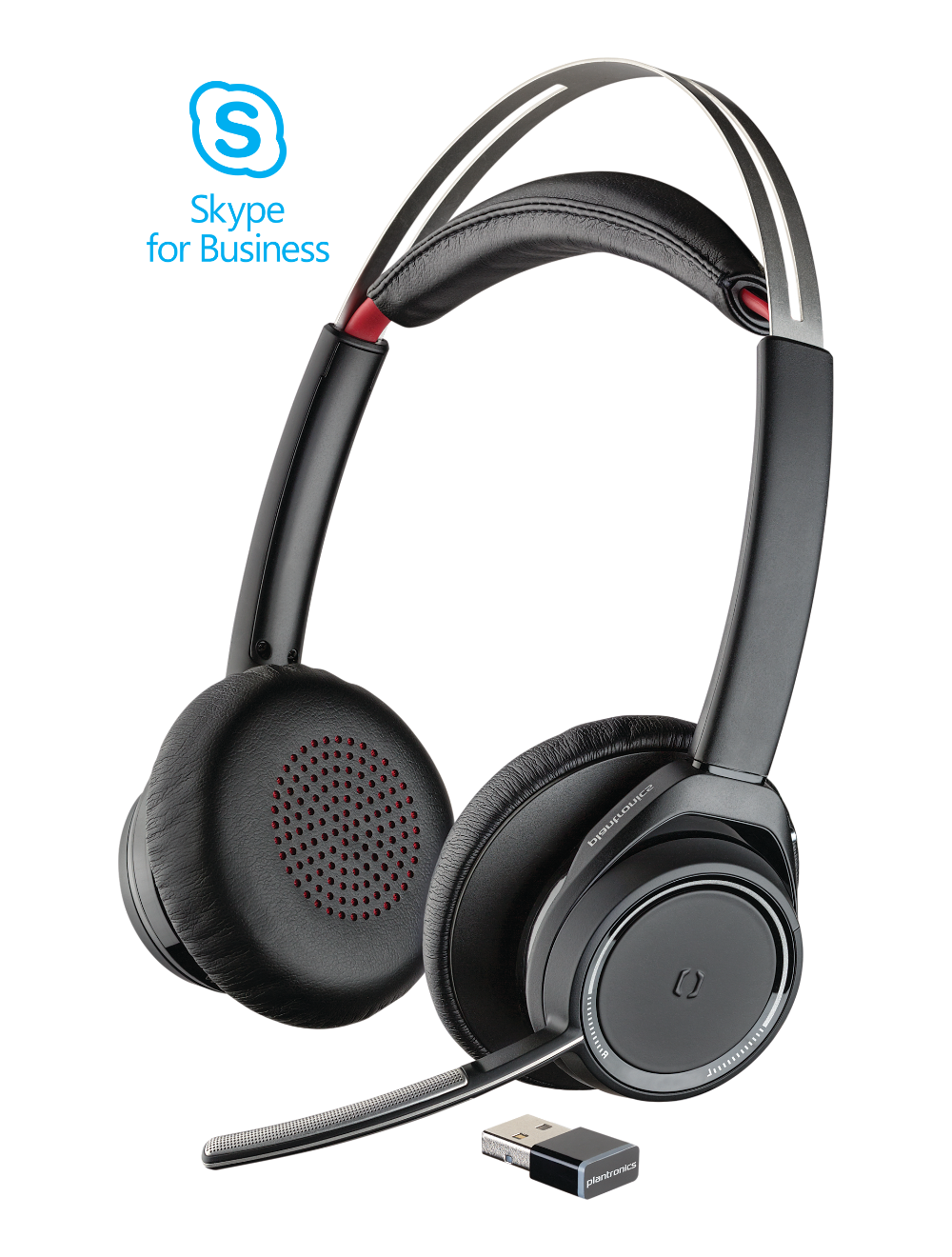 Voyager Focus UC stereo (B825-M) zonder bureaulader