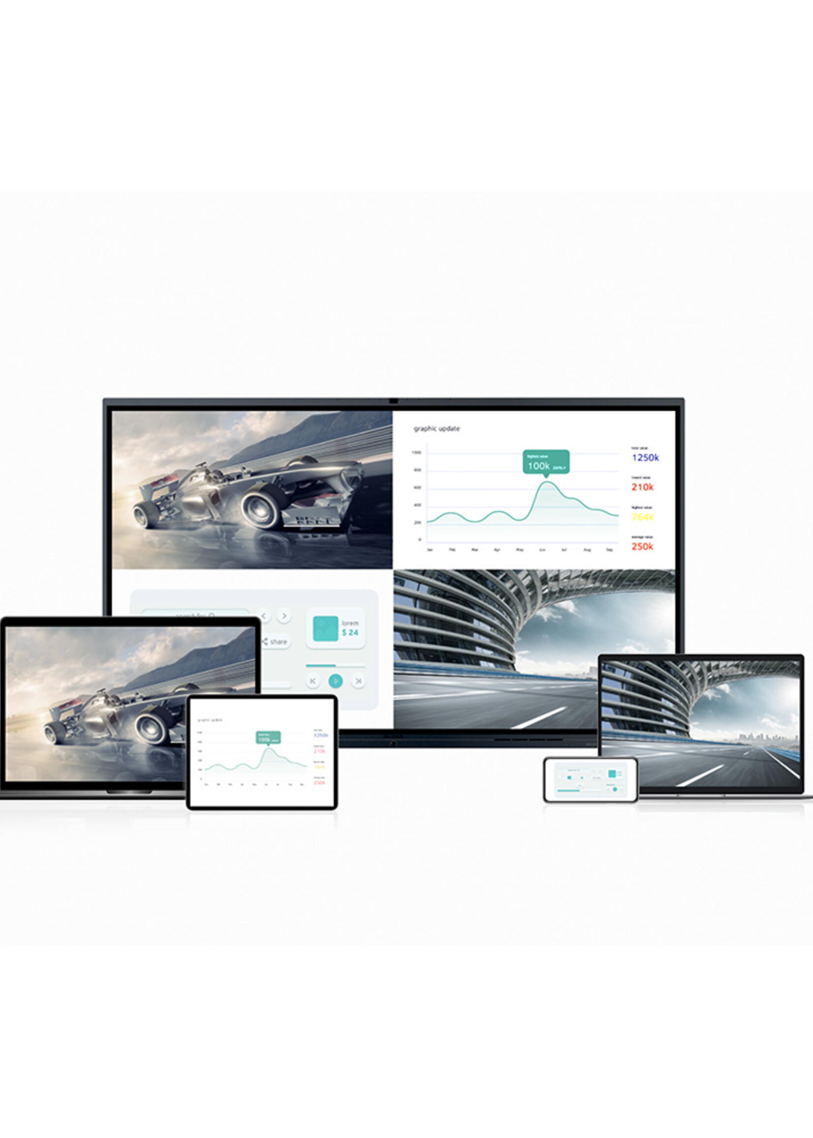 MAXHUB Classic, 55" All-in-One Conference IFP, ex PC