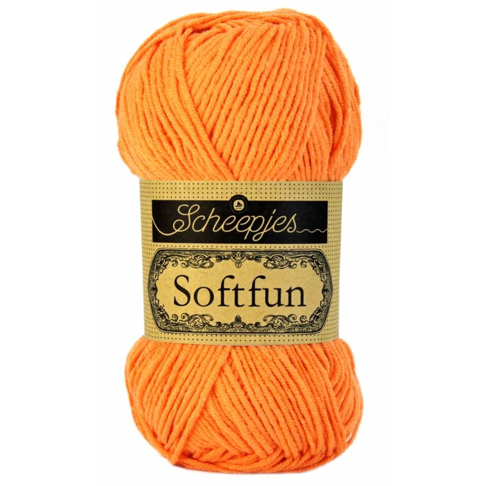 Scheepjes Softfun 2427 Oranje - Brei en haakgaren dat voelt als velour