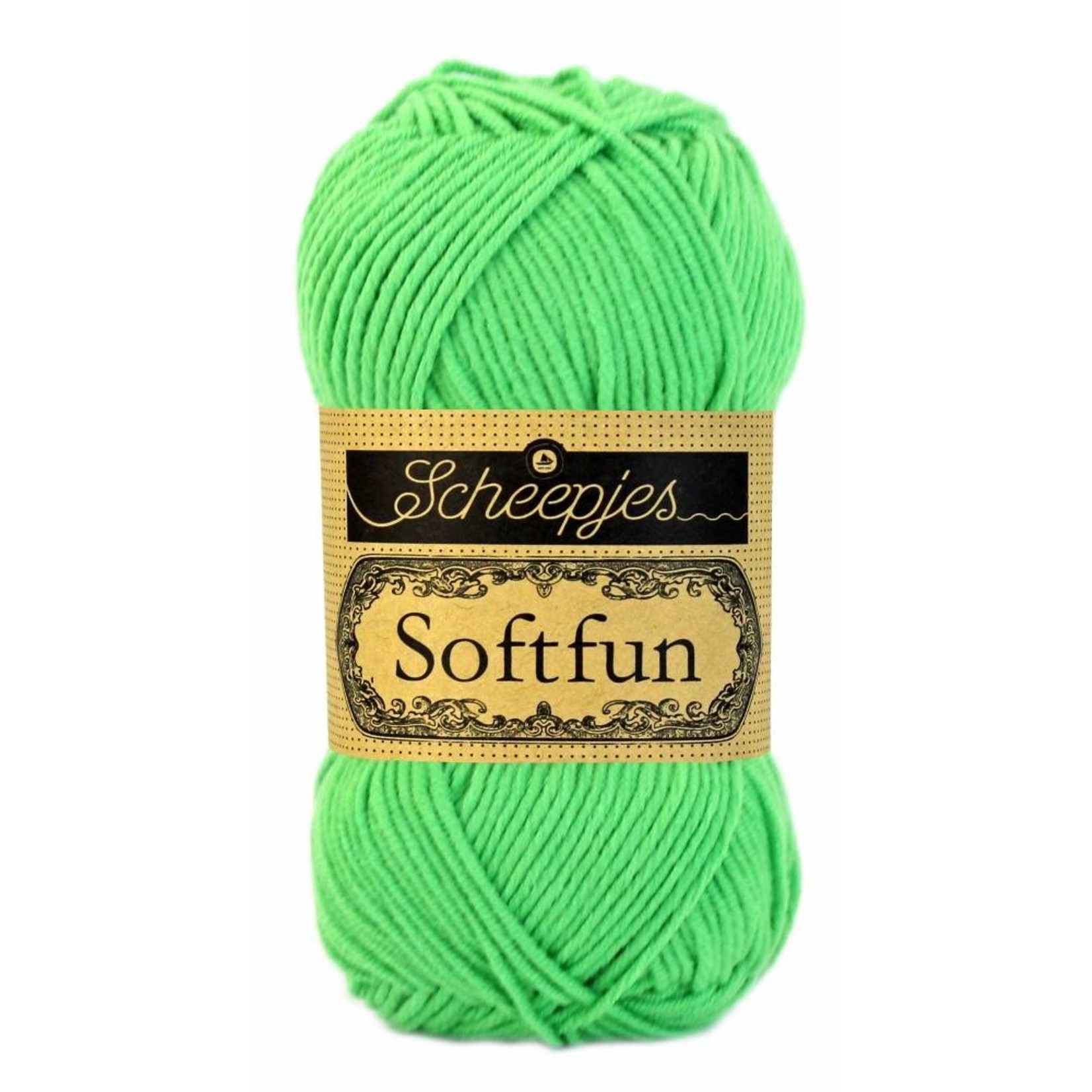 Scheepjes Softfun 2517 Appelgroen - Brei en haakgaren dat voelt als velour