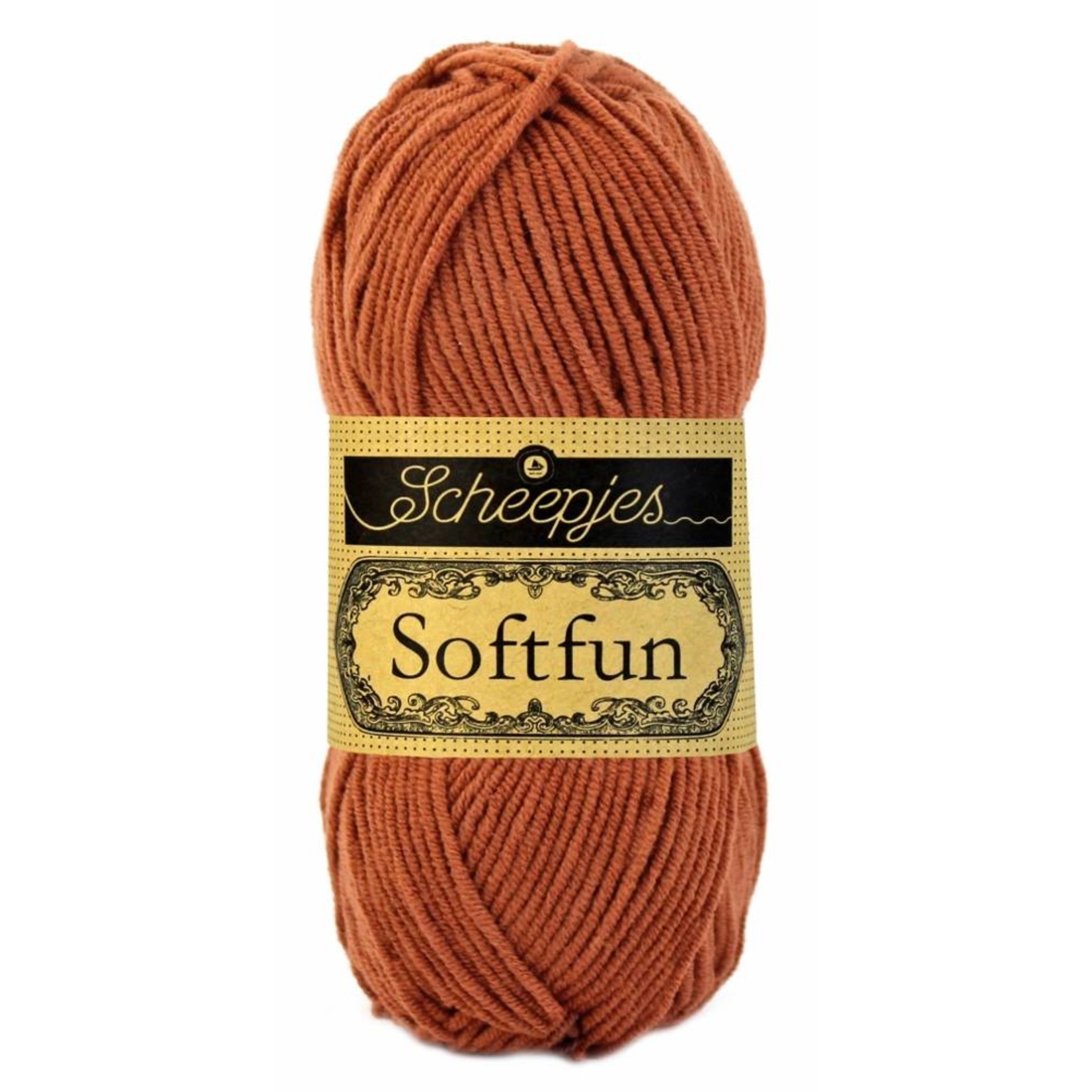 Scheepjes Softfun 2431 Terracotta - Brei en haakgaren dat voelt als velour