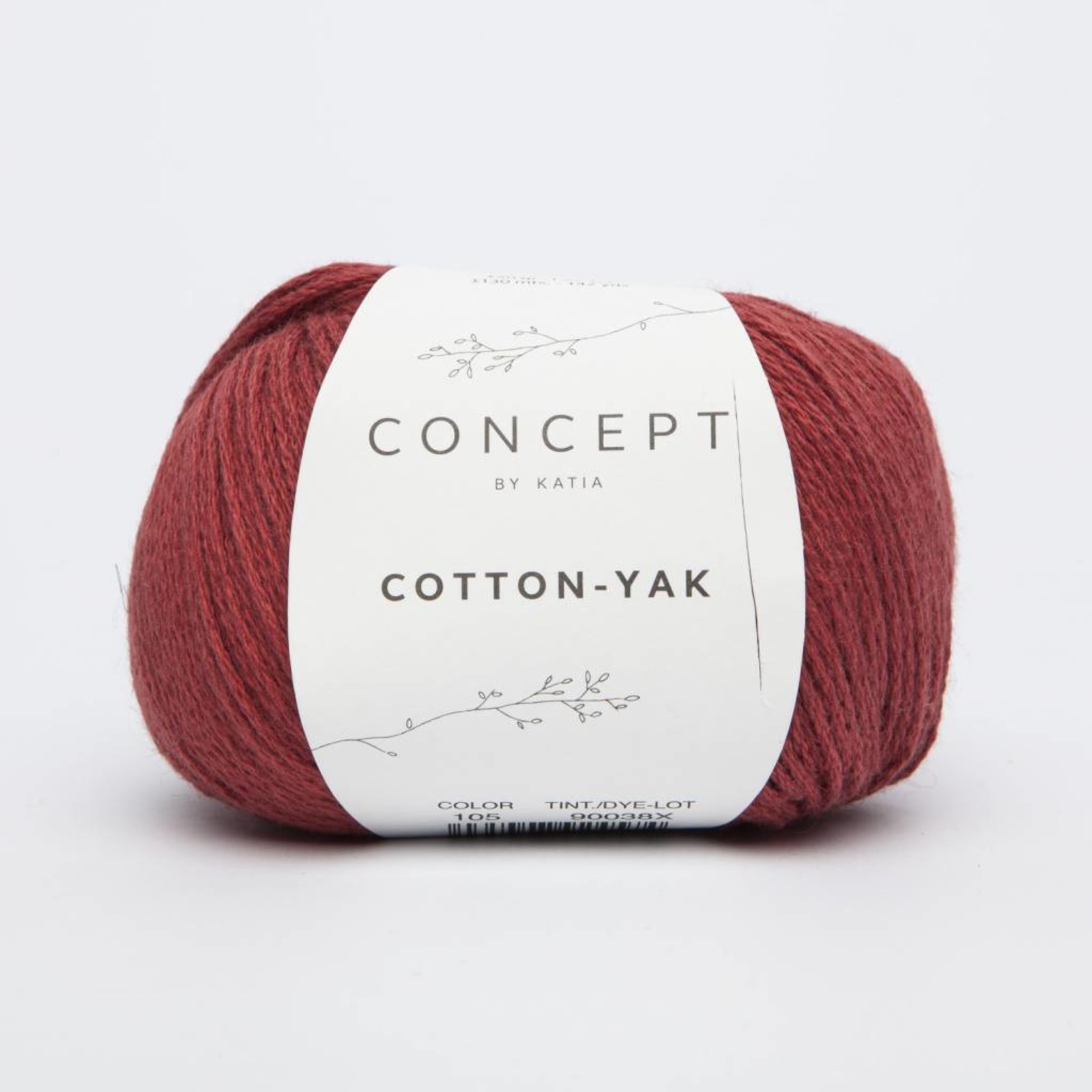 Katia Cotton Yak 105 Rood - Concept Collectie