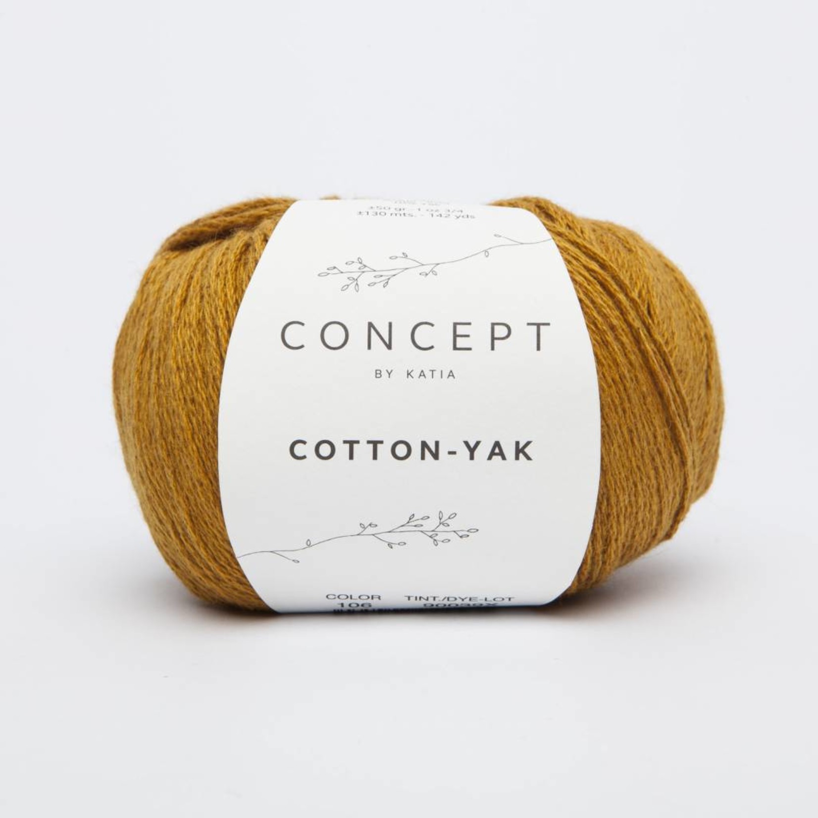 Katia Cotton Yak 106 Oker - Concept Collectie