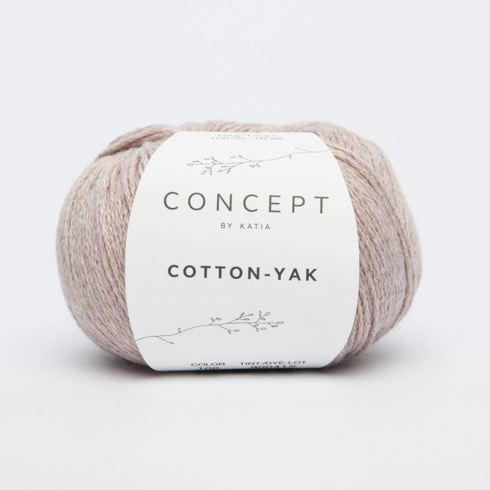 Katia Cotton Yak 108  Parelmoer - Concept Collectie