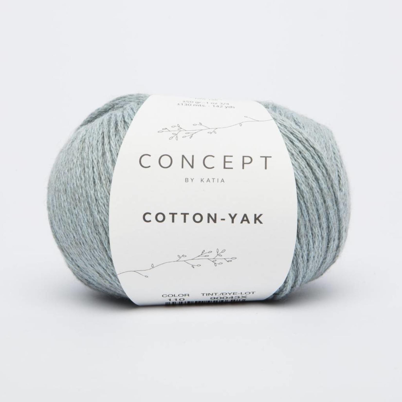 Katia Cotton Yak 110 Hemelsblauw  - Concept Collectie