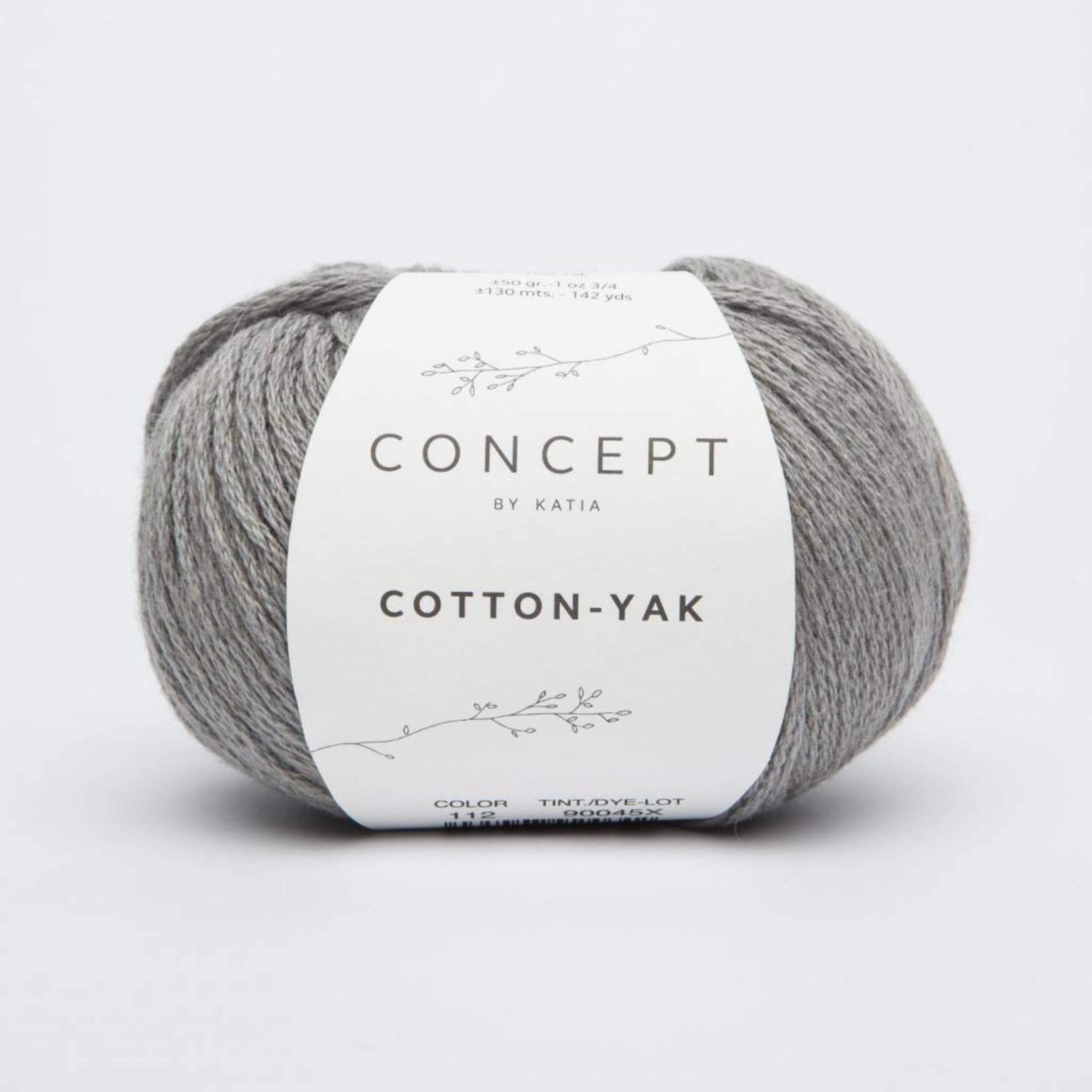 Katia Cotton Yak 112 Lichtgrijs  - Concept Collectie