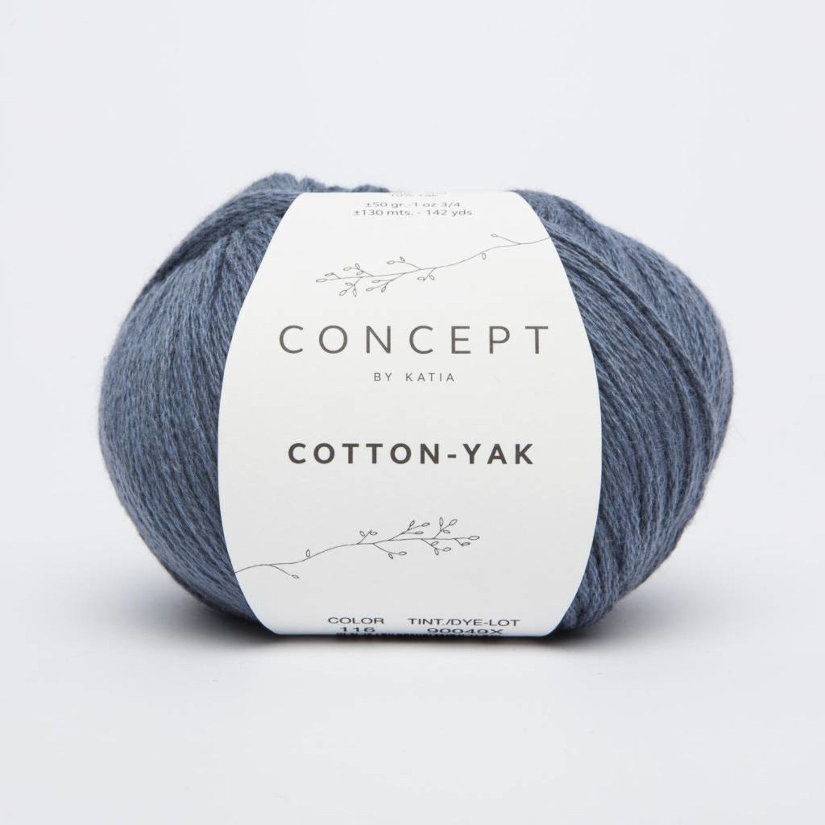 Katia Cotton Yak 116 Jeansblauw - Concept Collectie