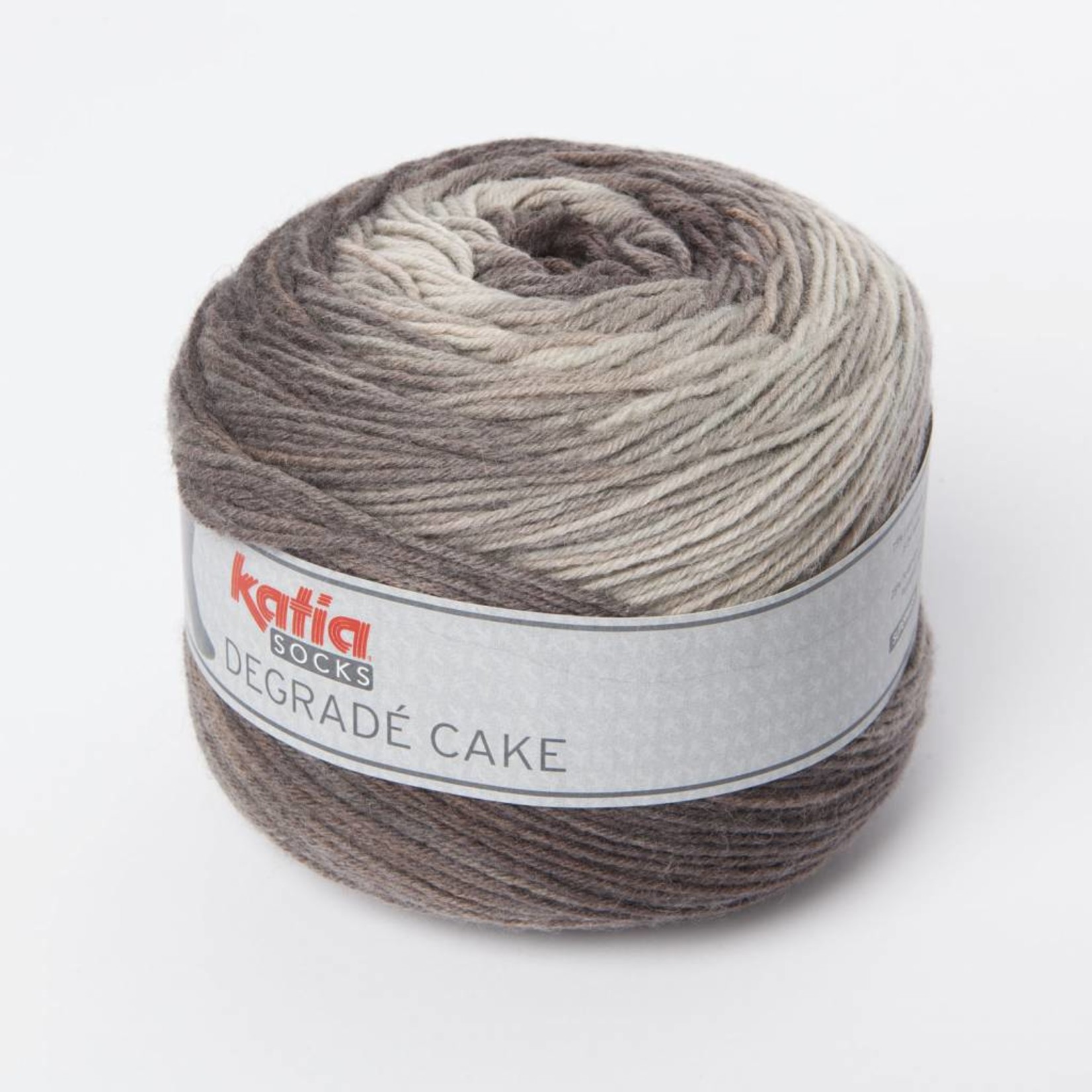 Katia Degradé Cake Socks 80 Bruintinten