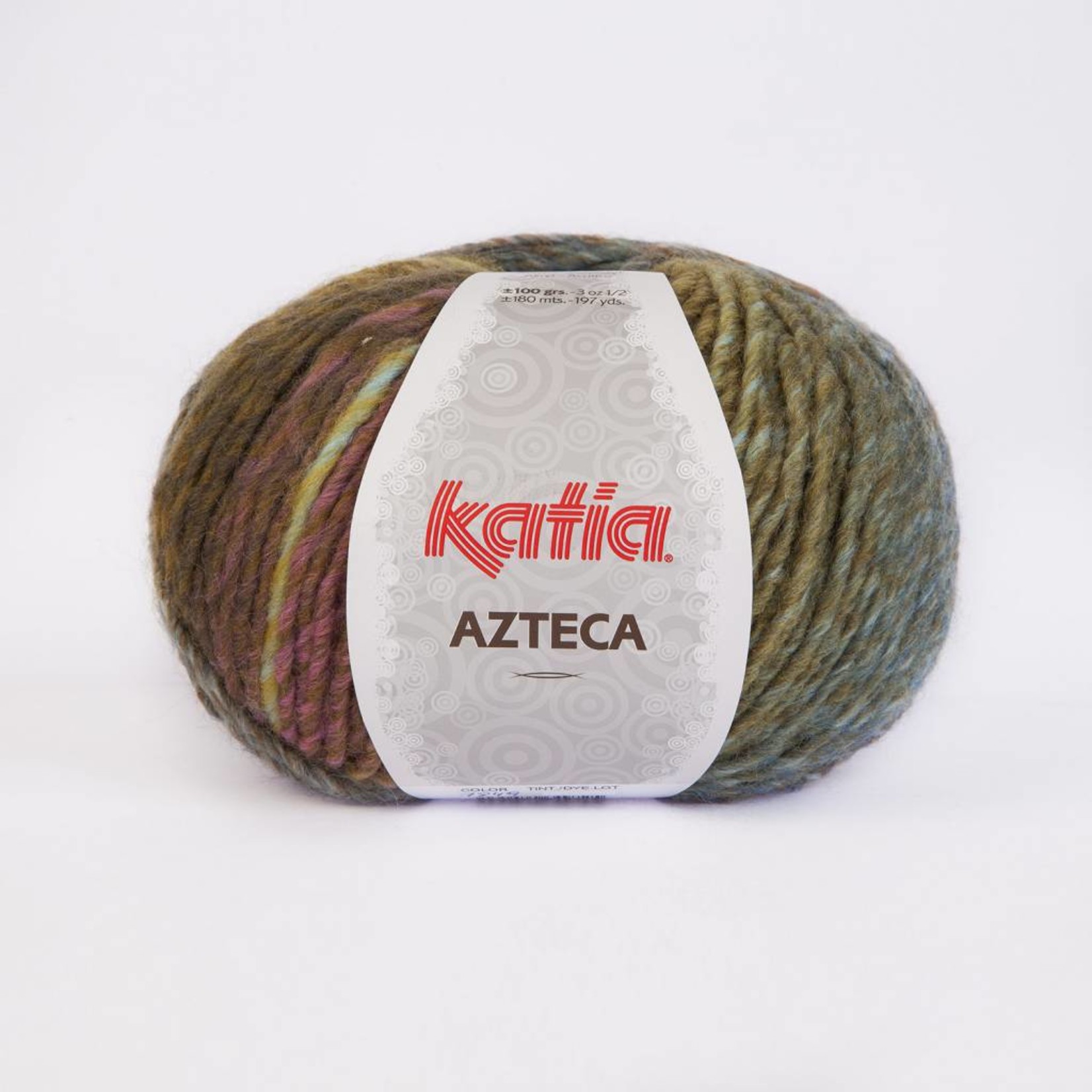 Katia Azteca wol 7849 Roze/Groen/Blauw