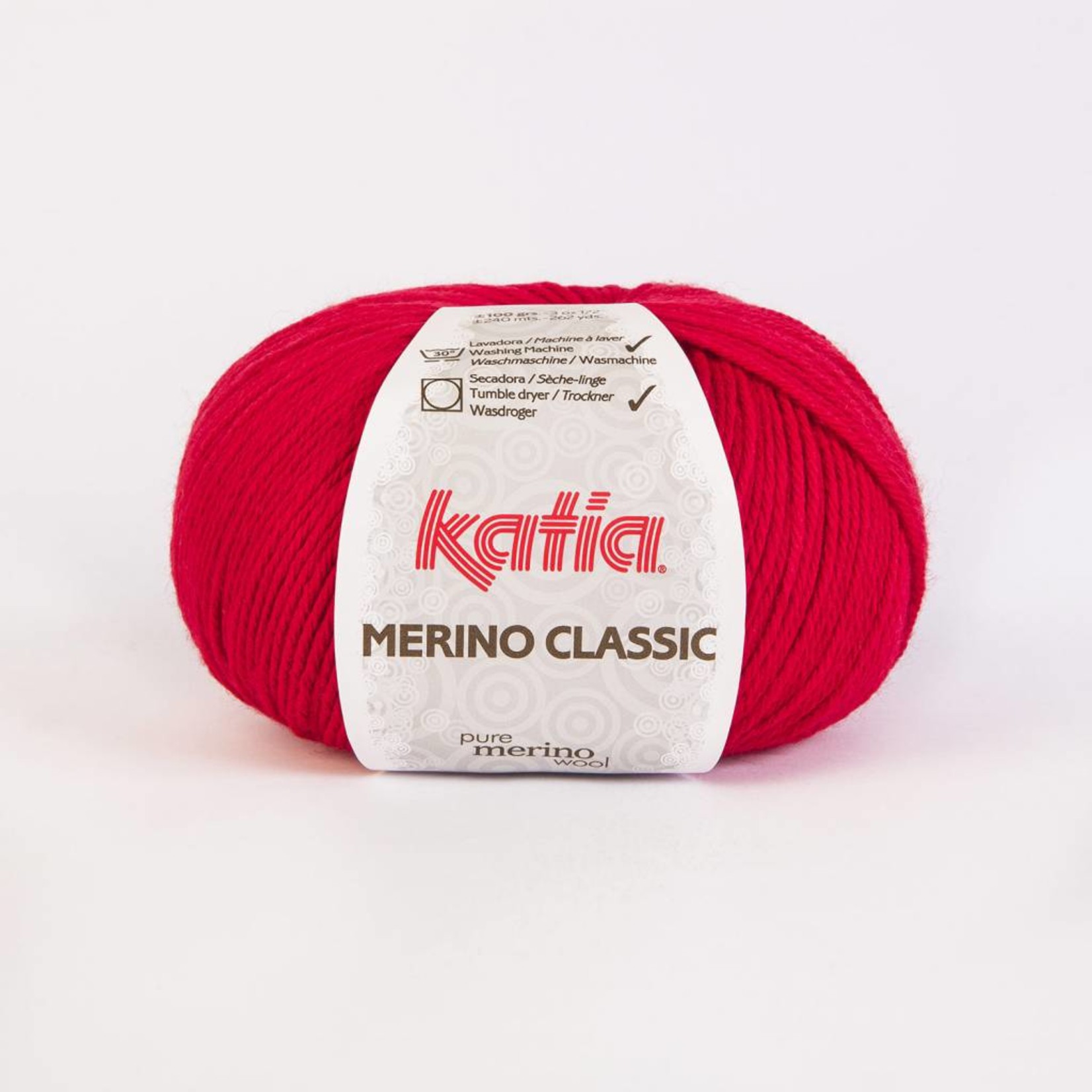 Katia Merino Classic Wol  4 - Rood