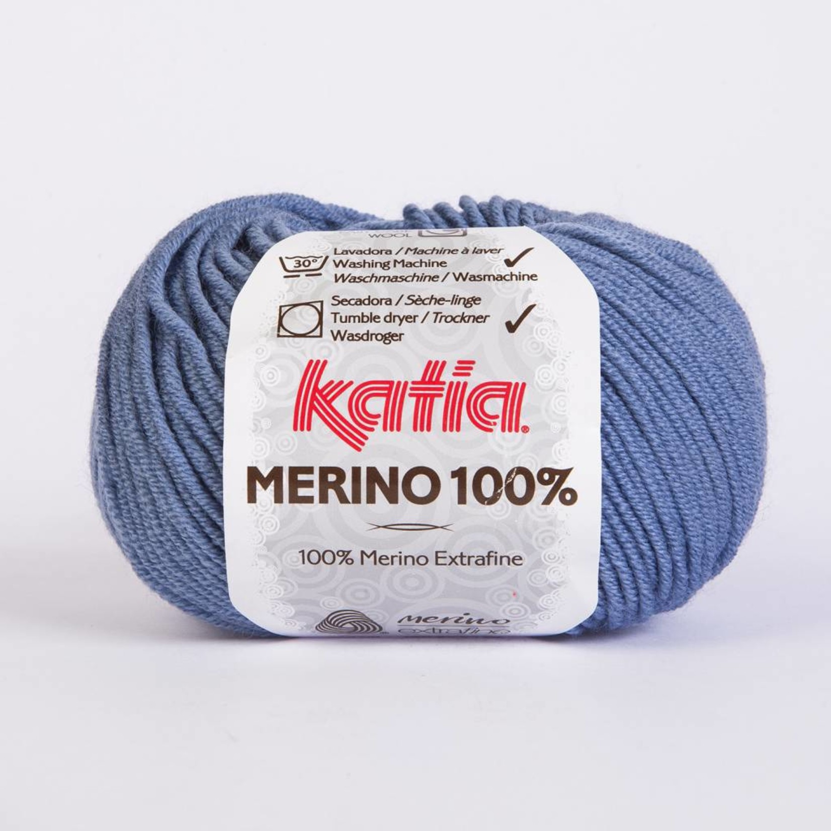 Katia Merino 100% 58 Lichtblauw