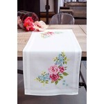 Tafelkleedjes en lopers borduren