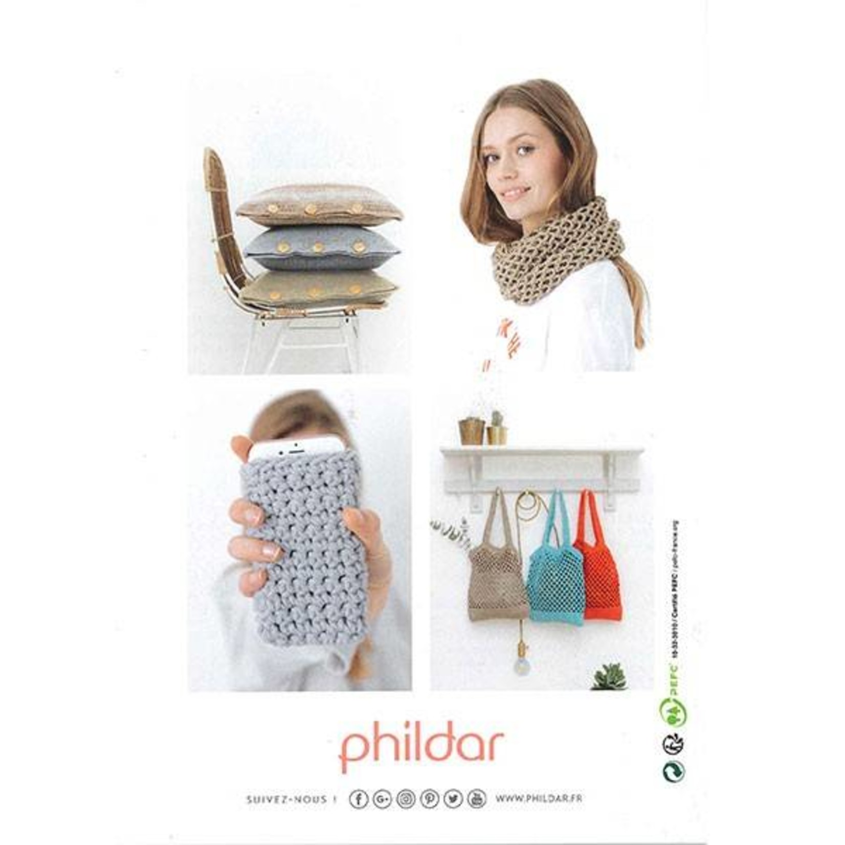 Phildar 686 Mini Haakboek  Mode en Deco Lente - Zomer 2018