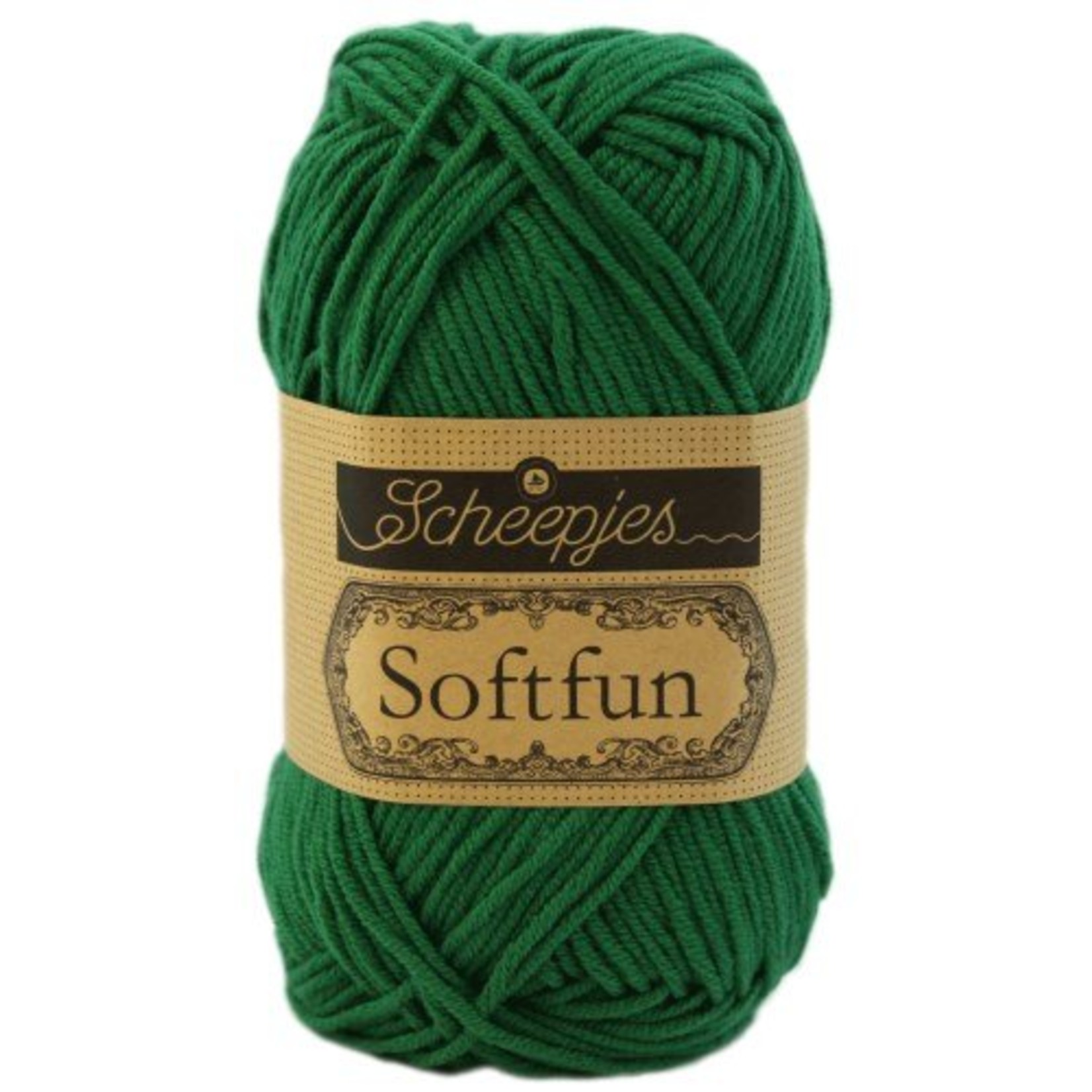 Scheepjes Softfun 2535 Groen - Brei en haakgaren dat voelt als velour
