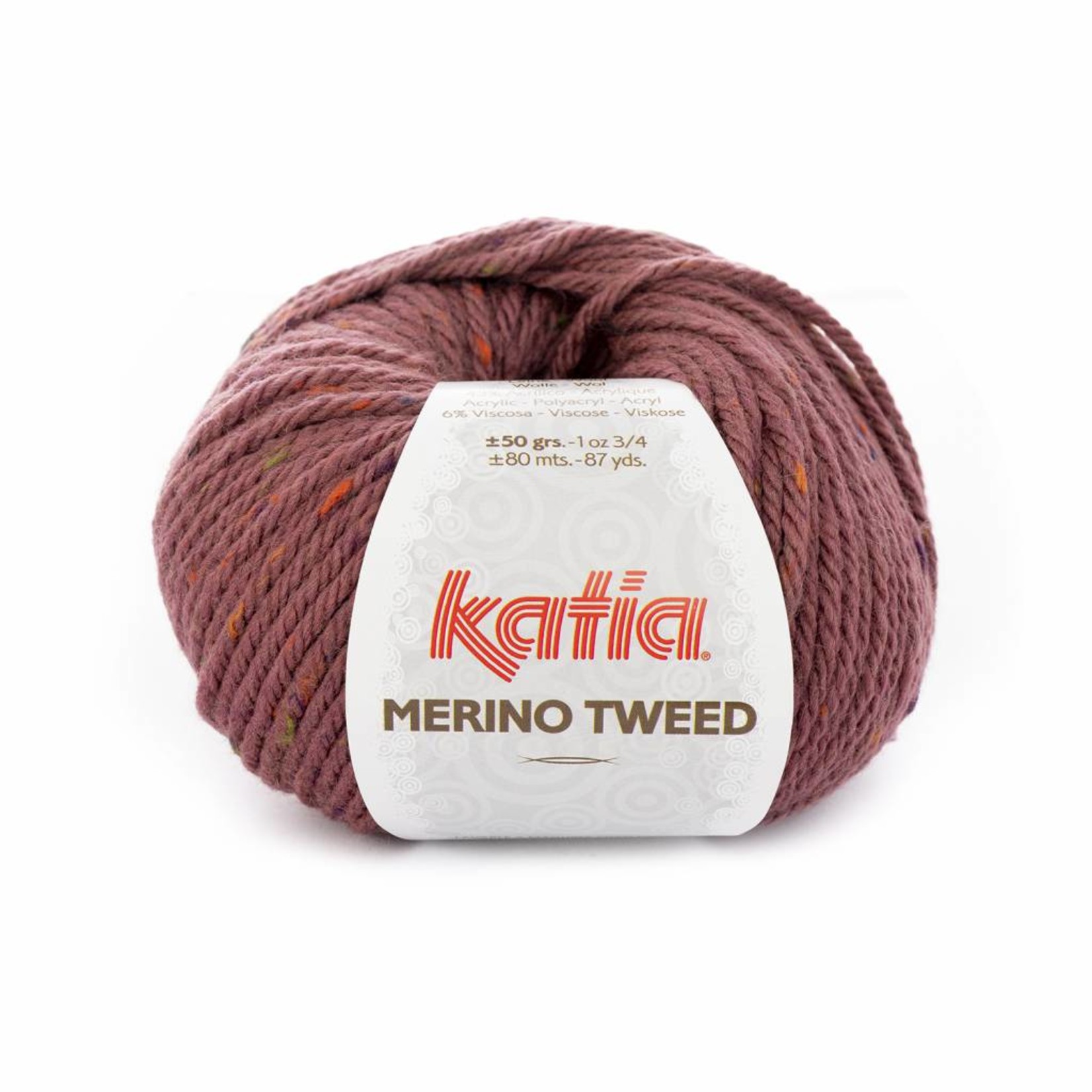 Katia Merino Tweed 412  Aubergine