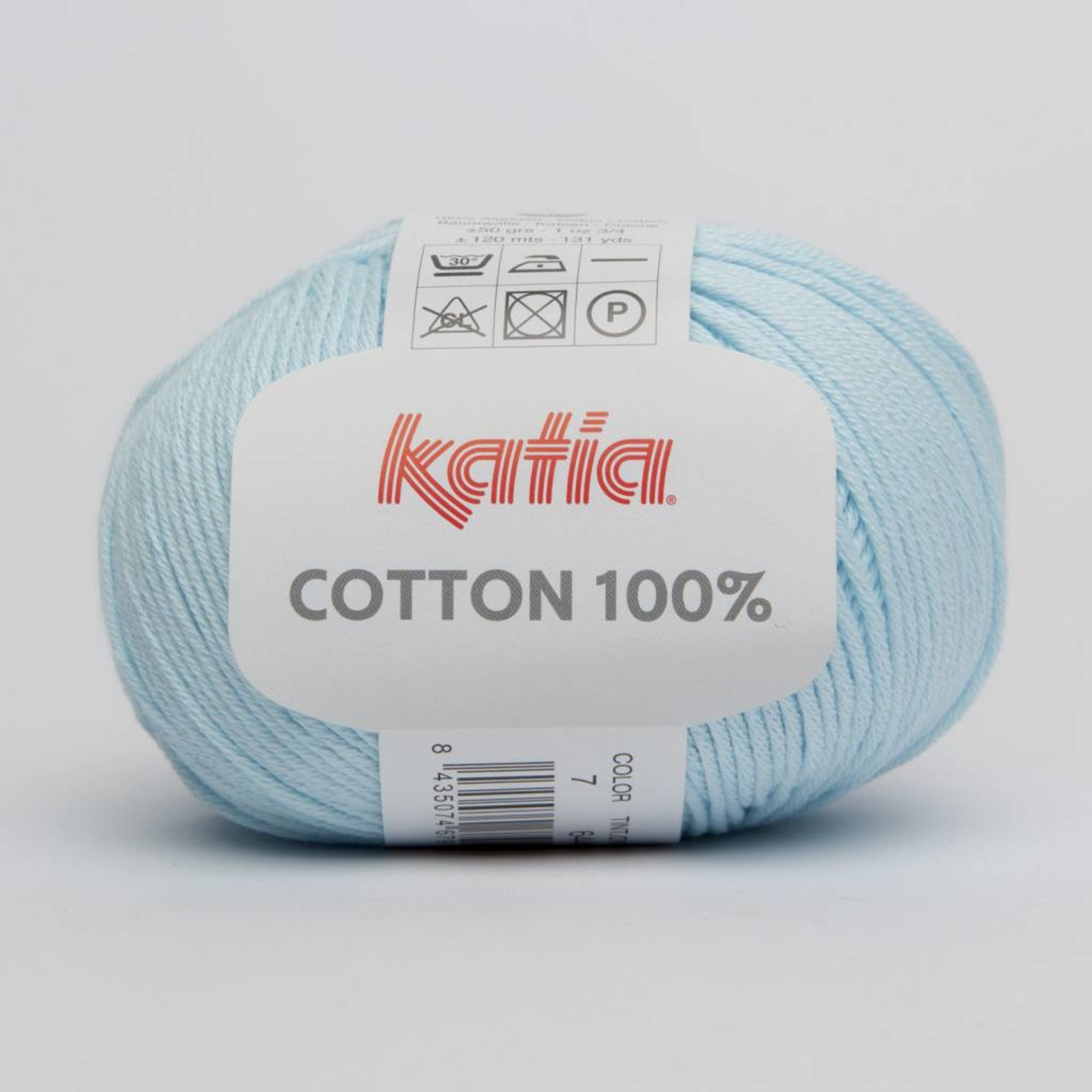 Katia Cotton 100% 7 Pastelblauw
