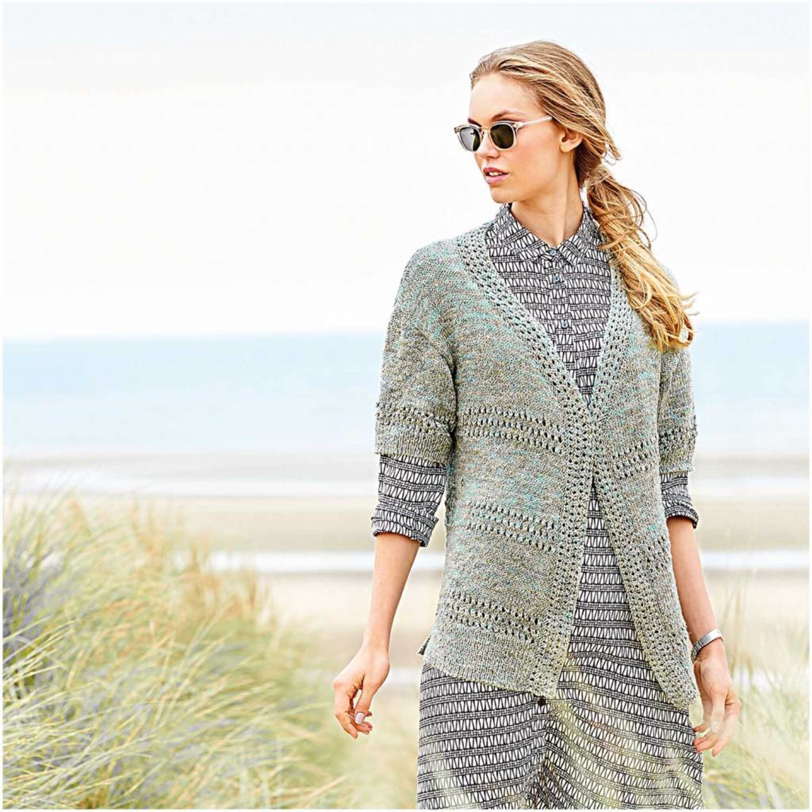 Rico Rico Creative Cotton Zickzack Green Spray