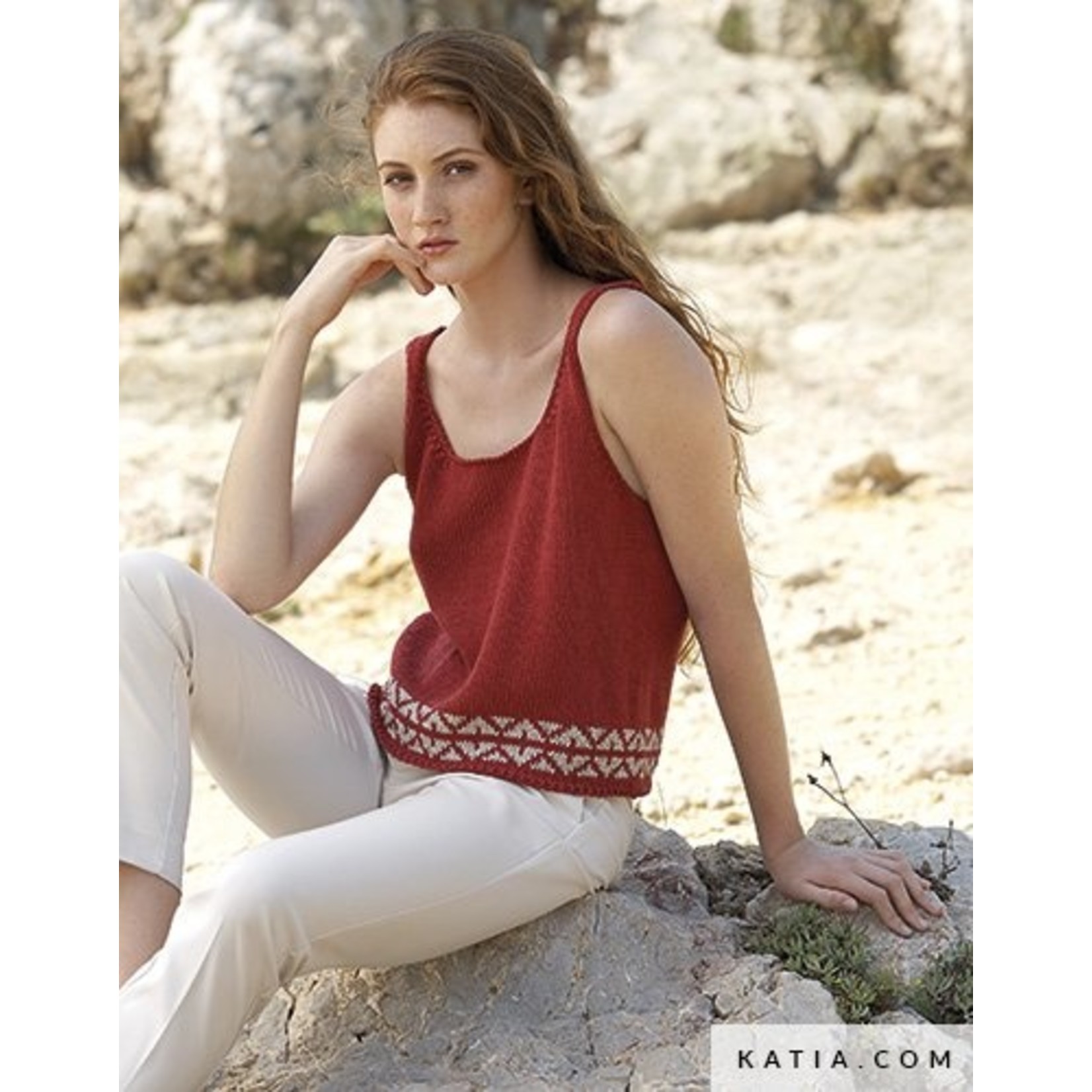 Katia Cotton Yak 105 Rood - Concept Collectie