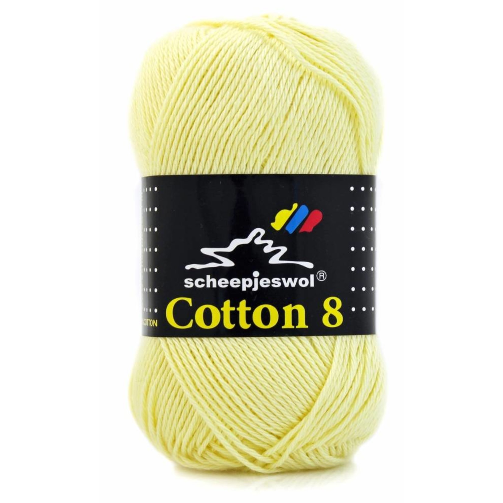 Scheepjes Cotton 8 508 Zachtgeel