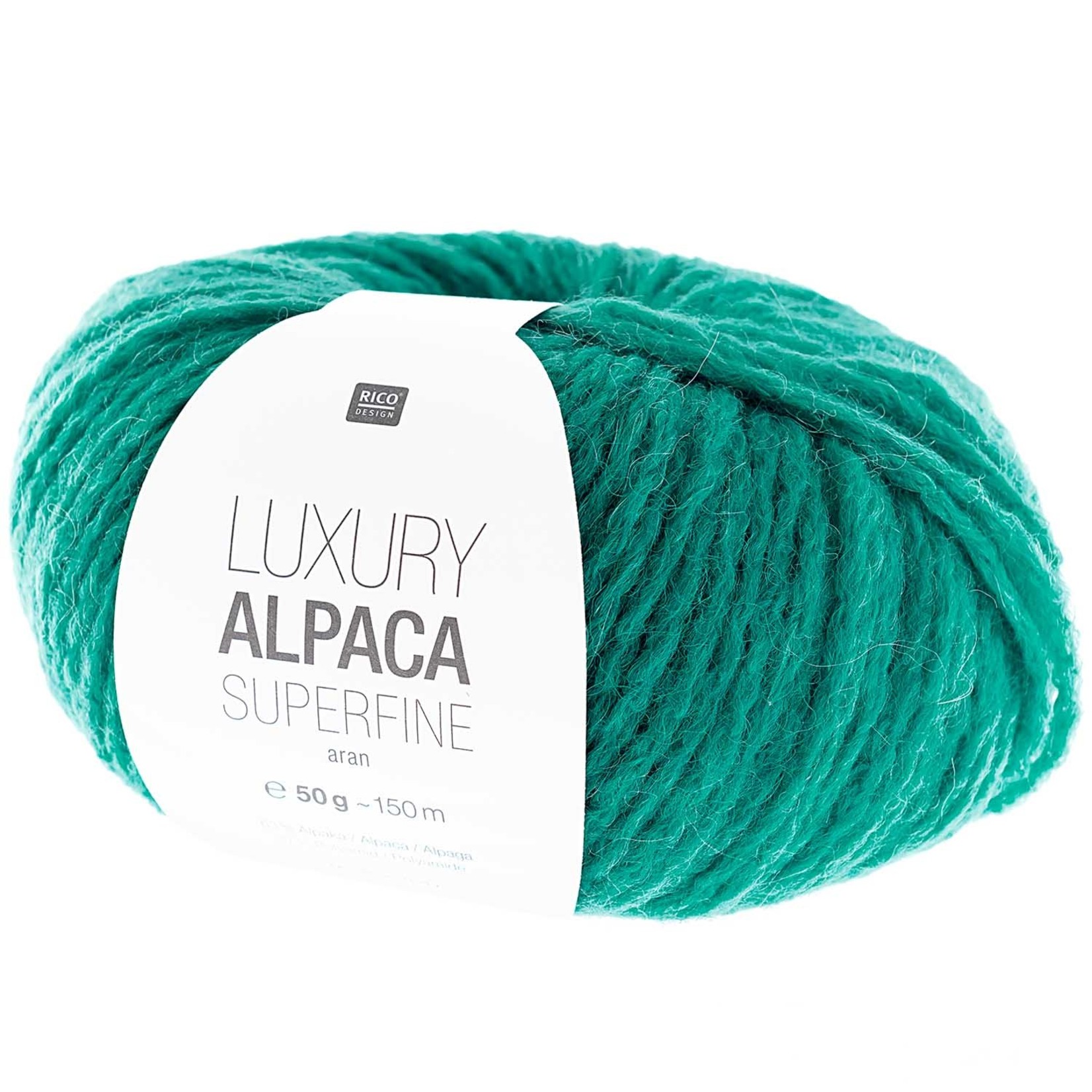 Rico Luxury Alpaca Superfine Aran 15 Gruen