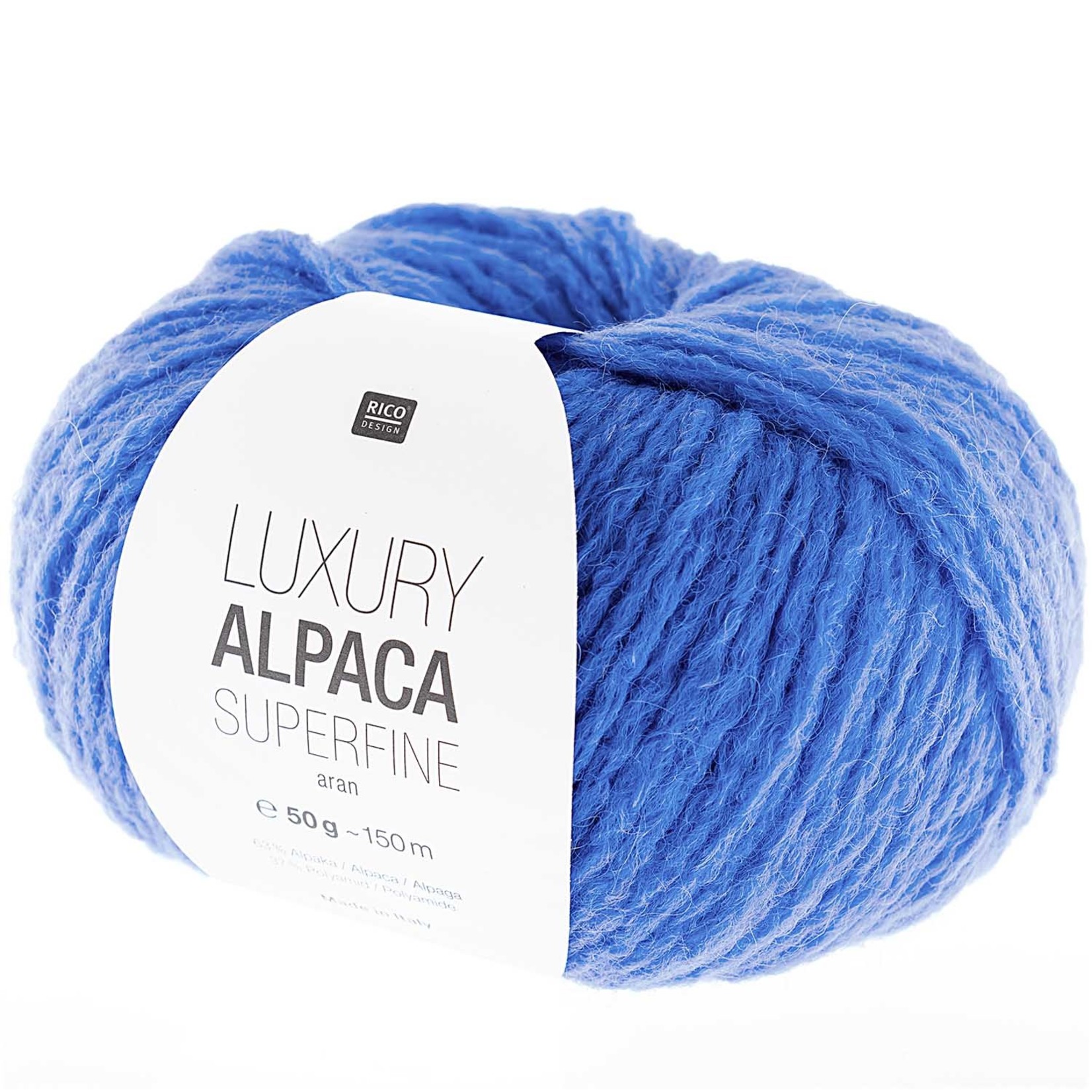 Rico Luxury Alpaca Superfine Aran 16 Azur