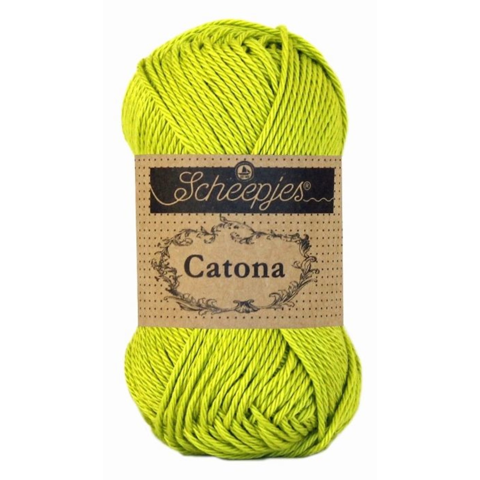 Scheepjes Catona 25 gr 245 Green Yellow