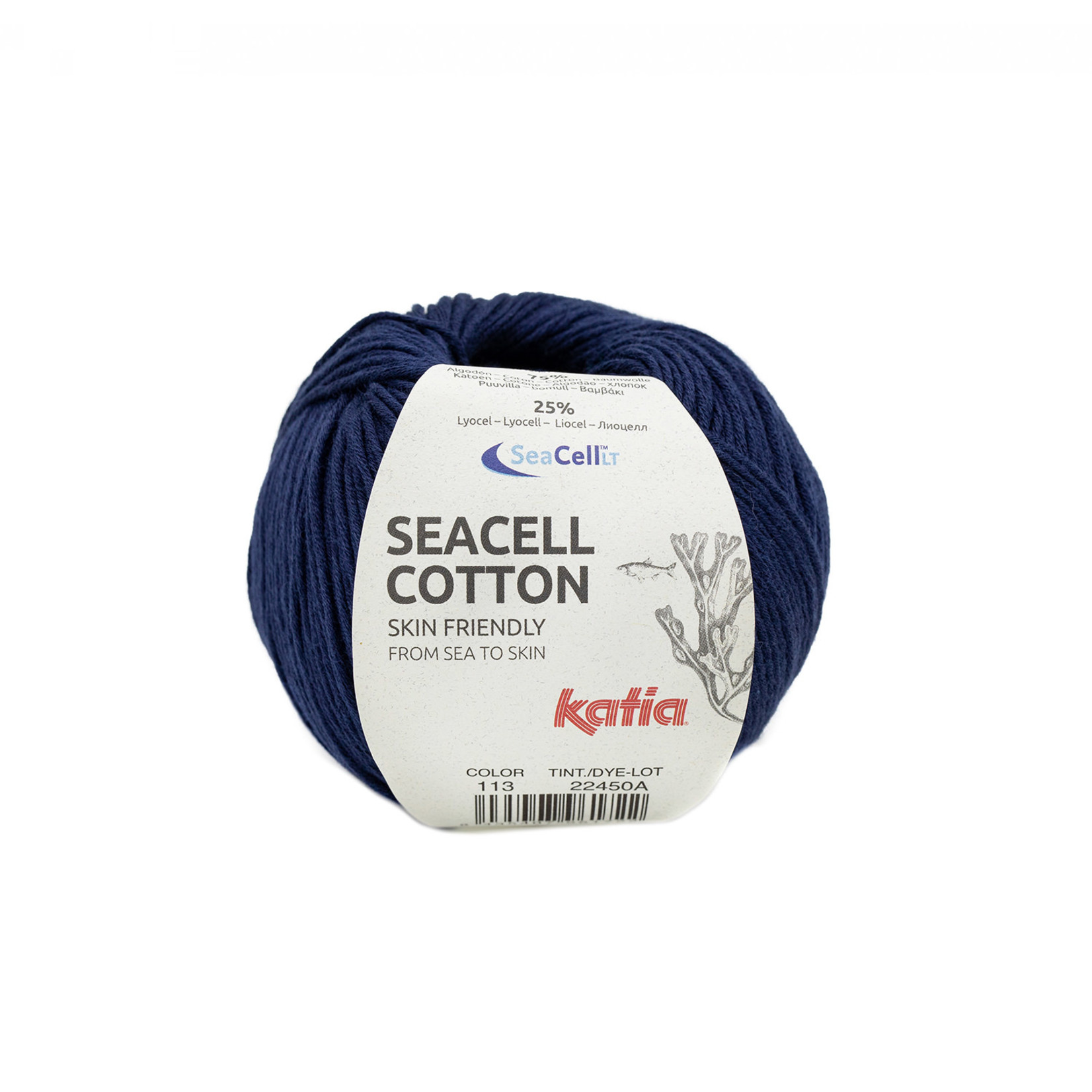 Katia Seacell Cotton 113 Donkerblauw