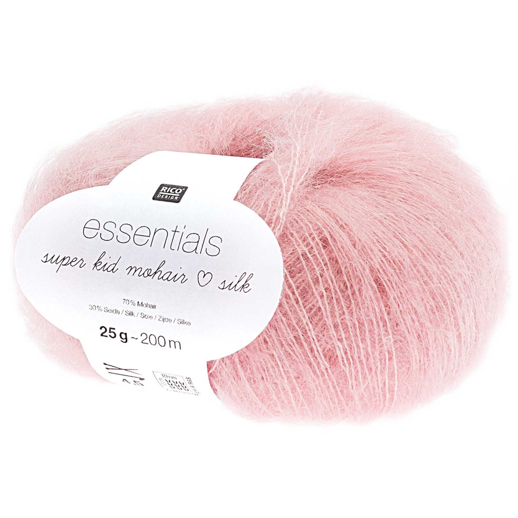 Rico Super Kid  Mohair Loves Silk 044 Rosa