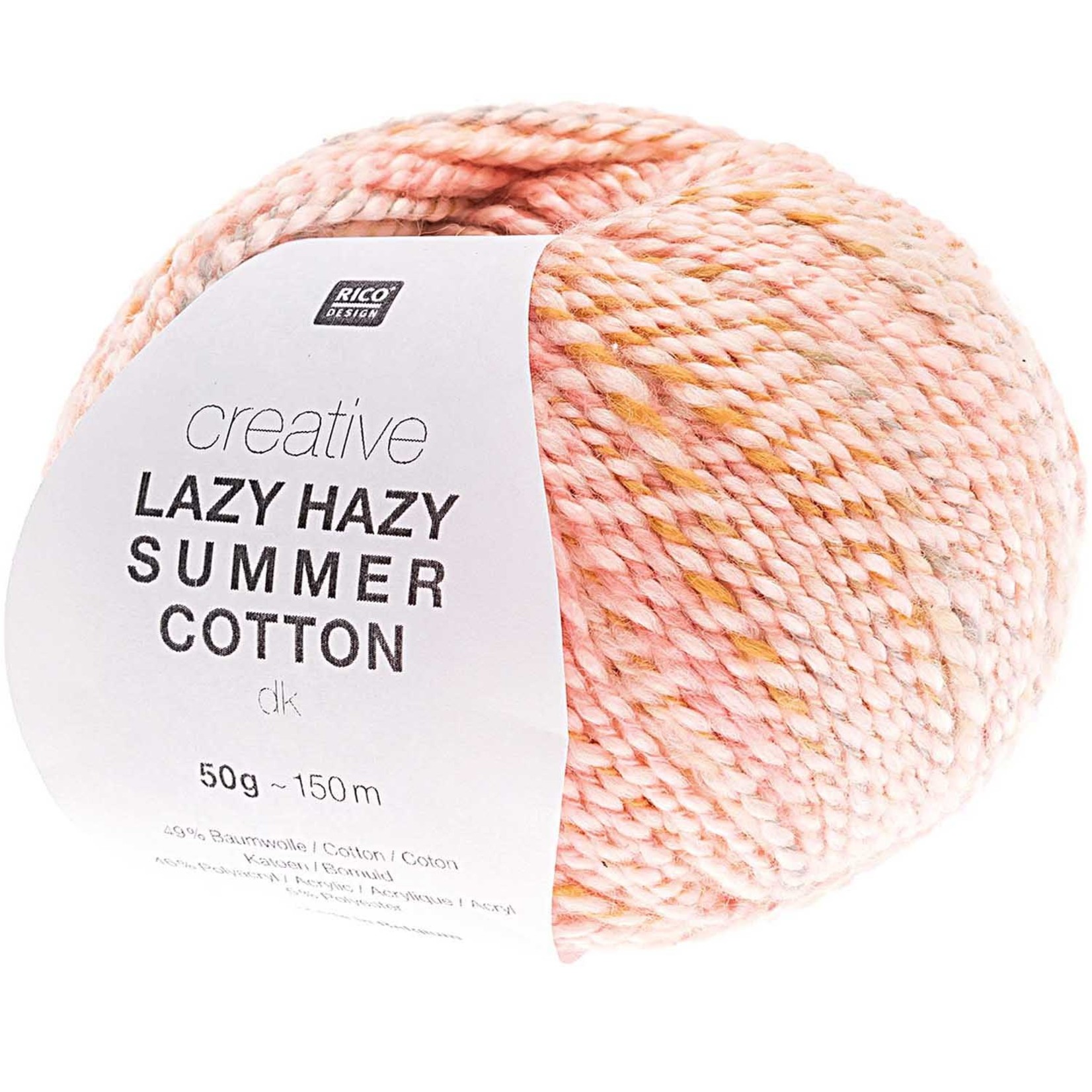 Rico Lazy Hazy Summer Cotton 002 Zalm